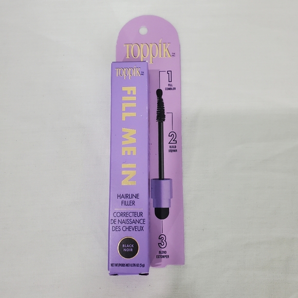 🖤NWT Toppik Fill Me In Hair Line Filler Black Noir 0.176 oz - Picture 3 of 6